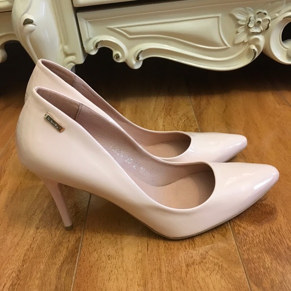 Oleksy Shoes - New 100% Auth. Luxury Patent Leather Pumps 7,5 M